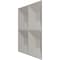 Ekena Millwork 19 5/8in. W x 19 5/8in. H Foster EnduraWall Decorative 3D Wall Panel Covers 2.67 Sq. Ft. WP20X20FOFSM - alternate 3